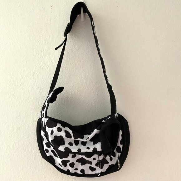 NEW CARRIER SLING BAG BREATHABLE MESH COW PRINT - Picture 7 of 12